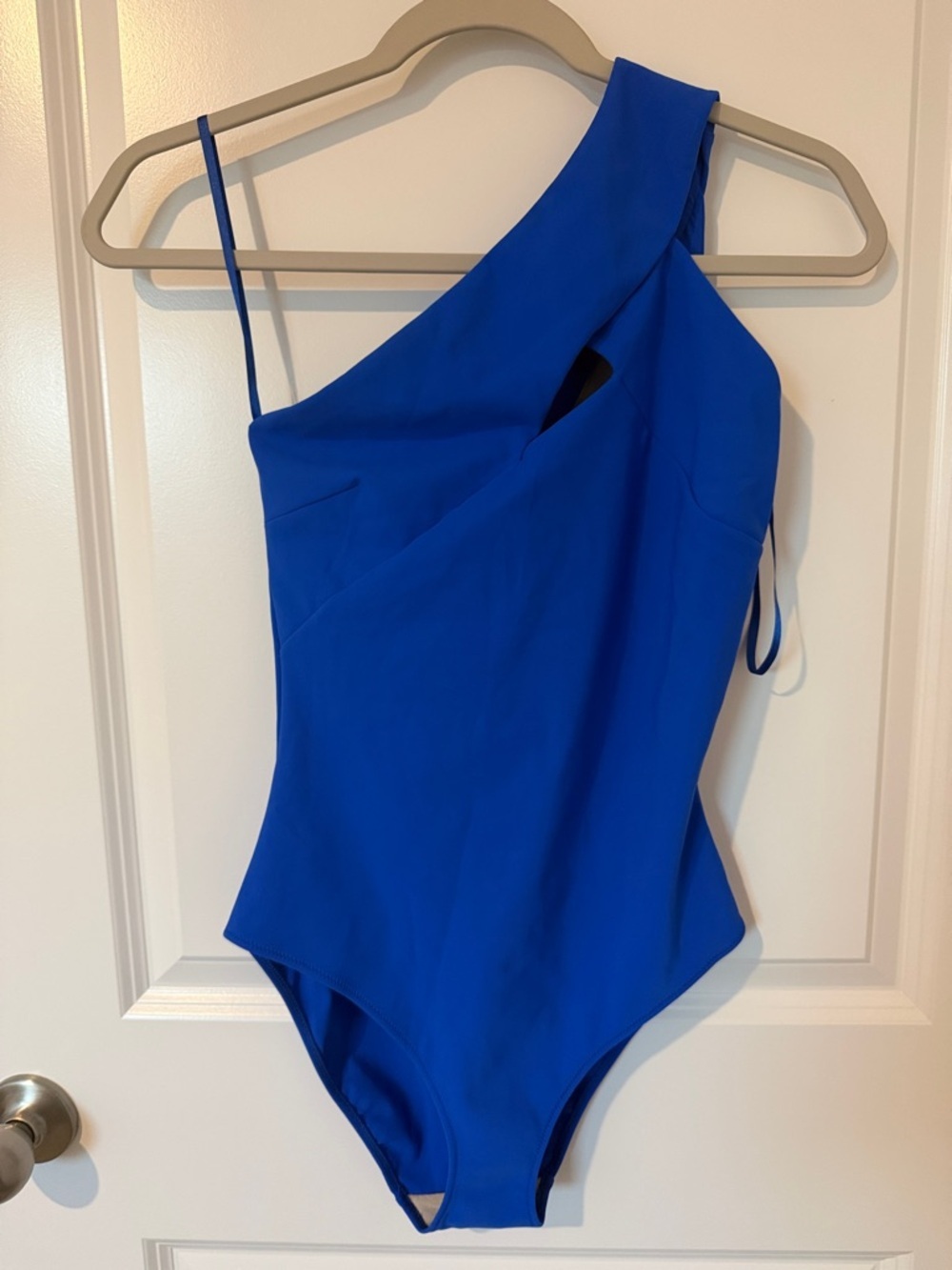 Chiara Boni Sapphire One-Shoulder Dress